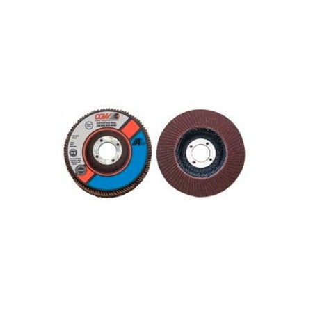 Cgw Abrasives CGW Abrasives 39426 Abrasive Flap Disc 4-1/2 x 7/8 120 Grit Aluminum Oxide, PK10 39426